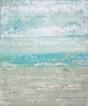海の風景 Painting - 砂と海の抽象的な海の風景